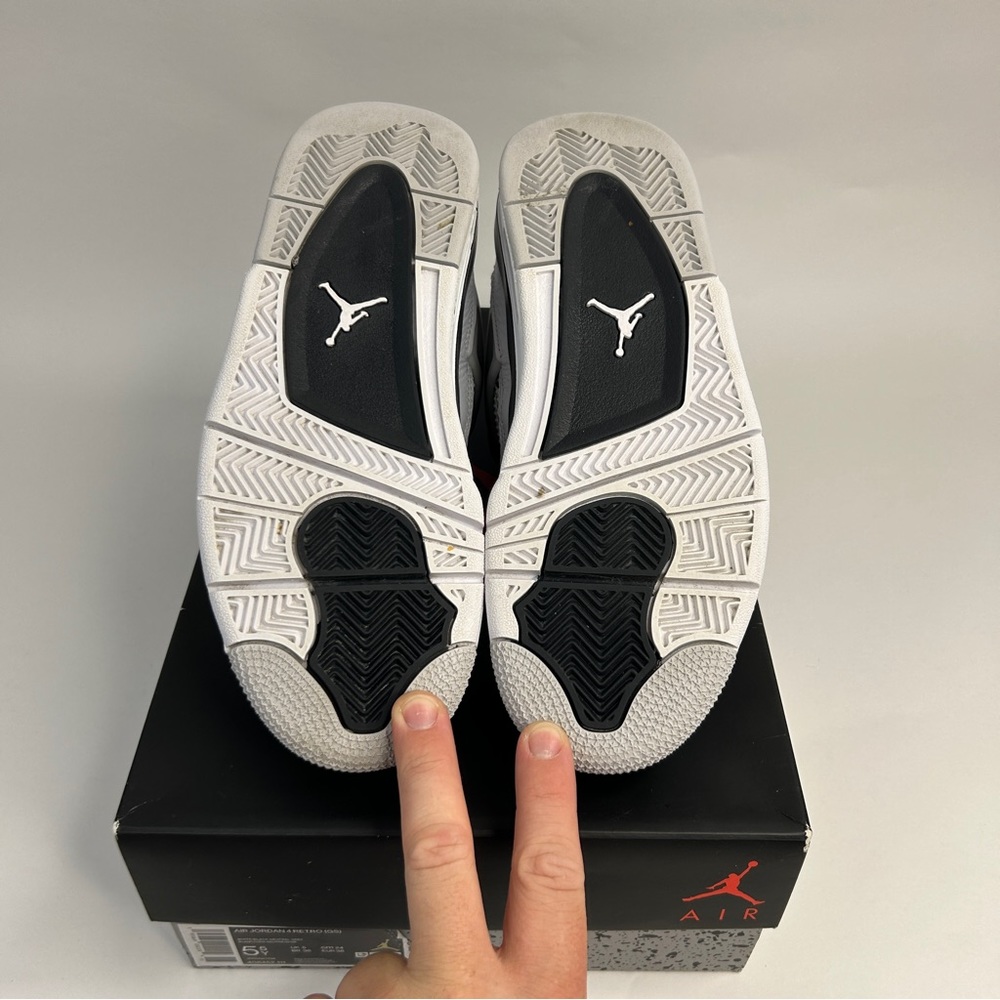 Nike Air Jordan 4 Retro GS “Military Black” 2023 - Picture 7 of 8